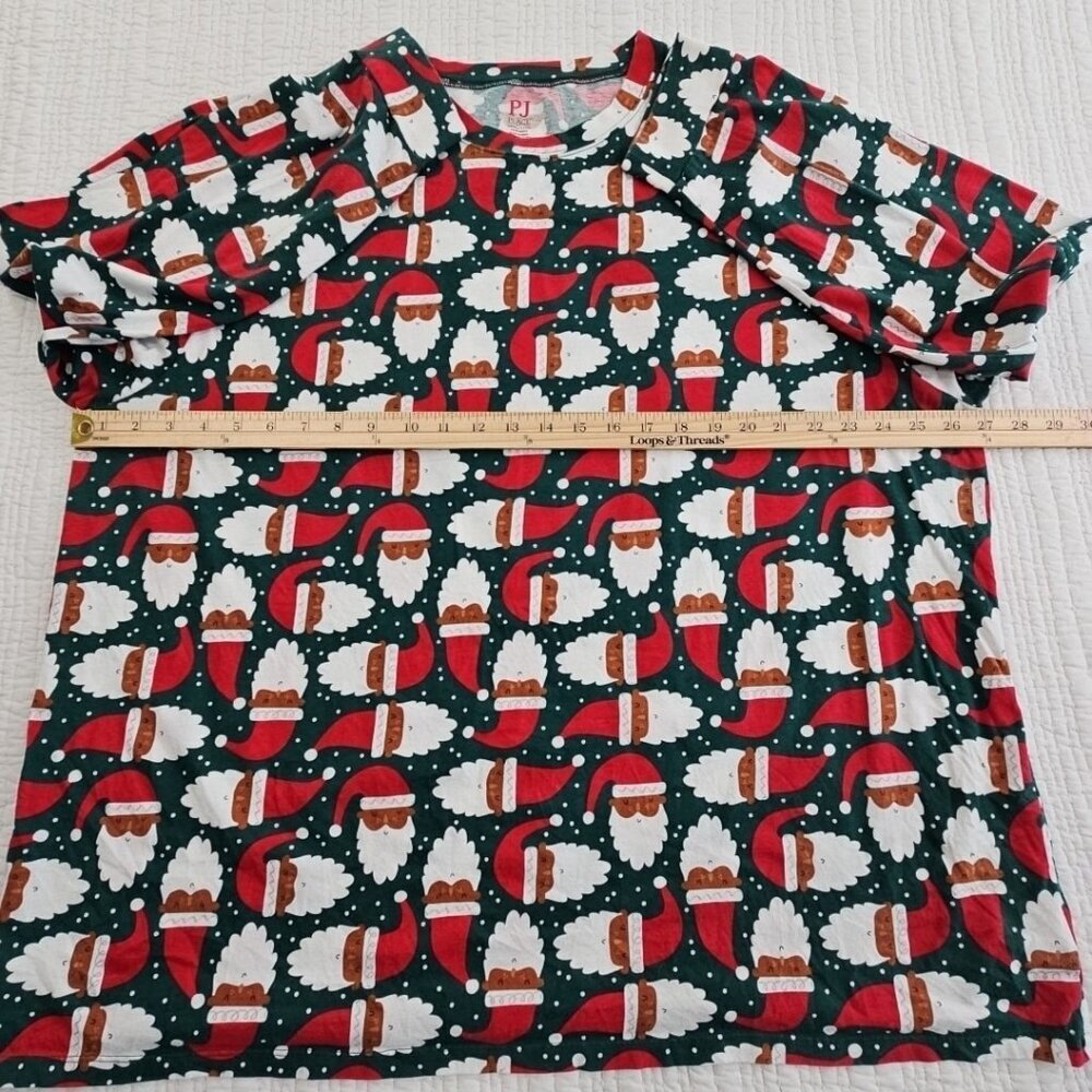 PJ Place Unisex Christmas Santa 100% Cotton Top Pajama‎ Size XXXL Comfort NWOT - Picture 10 of 16